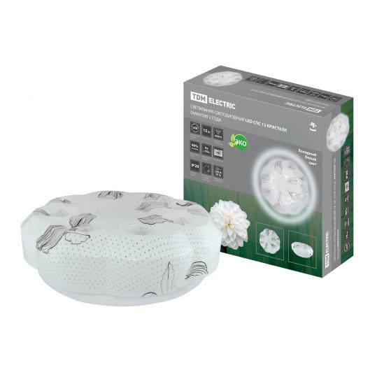 Светильник светодиодный LED СПС 12 15Вт 4000К D35см, Кристалл TDM