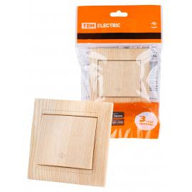 Перекрестный выключатель 1-кл. 10А сосна "Лама" TDM