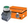 Кнопка с фиксацией MP2-21G(LED) в сборе d22мм/24В 1з+1р зеленая TDM