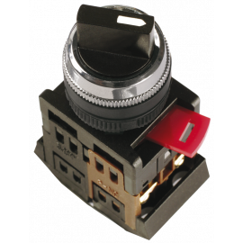 Переключатель АС-22 на 2 фиксированных положения "I-O" 1з+1р IEK