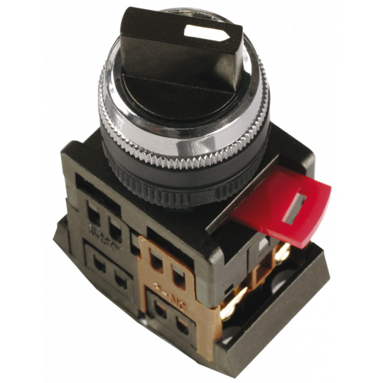 Переключатель АС-22 на 2 фиксированных положения "I-O" 1з+1р IEK