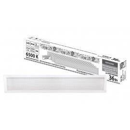 Светодиодная панель универсальная ЛП 03 180х1195 Призма 19 мм 36 Вт 2750 Лм, 6500 К, белая, Народная