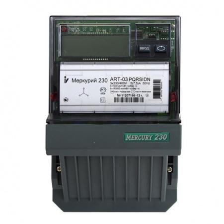 Электросчетчик Меркурий 230 ART-00 P(Q)RSIDN 5(7,5)A/100В трехфазный, многотарифный