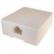 Компьютерная розетка накладная RJ-45 NETLAN CAT 5E