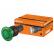 Кнопка грибовидная SB7-CWM31-24V(LED) d35мм 1з зеленая TDM