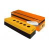 Корпус КП105(6) для кнопок 5(6) мест желтый TDM