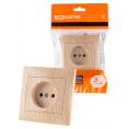 Розетка 2П 10А 250В сосна "Лама" TDM