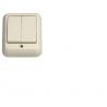 Выключатель откр/уст 2-кл. с подсветк IP20 10А слоновая кость А56-007М "Прима" (Schneider Electric)
