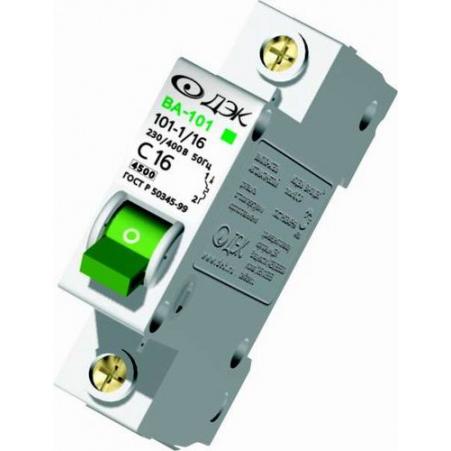 Автоматический выключатель   40А 1P ВА-101-1 C40 4,5кА (ДЭК)