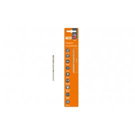 Сверло по металлу, 3 мм, полир., HSS, класс точн. В, 118⁰, цилиндр. хв., блистер 1 шт, "Рубин" TDM