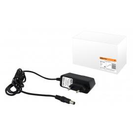 Блок питания 12Вт-12В-IP20  для светодиодных лент и модулей, адаптер, пластик TDM