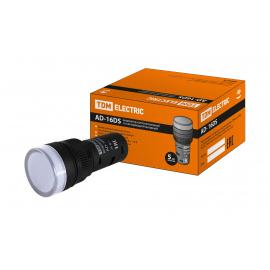 Лампа AD-16DS(LED)матрица d16мм белый 24В AC/DC TDM
