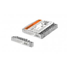 Шина "N" нулевая 6х9мм 8/2 (8 групп/крепеж по краям) никелированная инд. стикер TDM