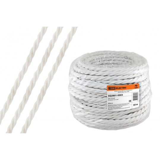 Ретро провод "Эко" 3х1,5 витой ГОСТ белый (20м) TDM