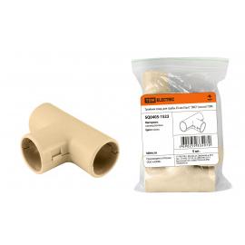 Тройник соед. для трубы 25 мм (5шт) "ЭКО" (сосна) TDM