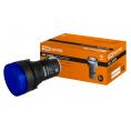 Лампа AD-22DS(LED)матрица d22мм синий 36В AC/DC TDM