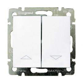Выключатель скр/уст для упр. жалюзи IP20 10А  белый "Valena" (Legrand) 774404