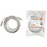 Патч-корд народный U/UTP Cat 5e 4PR 24AWG PVC, литой 3 м, серый