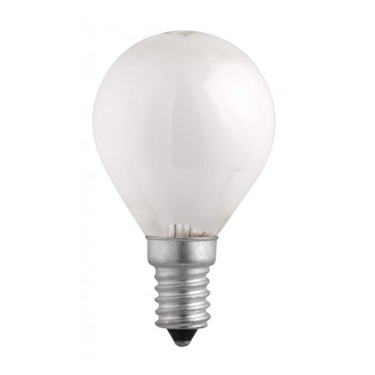 Лампа накаливания Шар Е14 60Вт 230В Р45 FR матовый