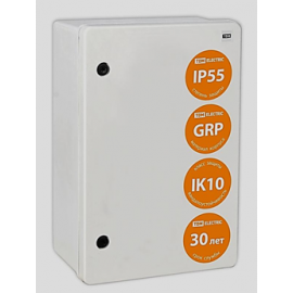 Щит антивандальный, ЩПМП-1-1, GRP, IP55, IK08, -50 С до +70 С, навесной, (400х300х170) TDM