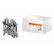 Зажим наборный ЗНН-1,5мм2 17,5А серый (Ph-C UK-1,5N) TDM