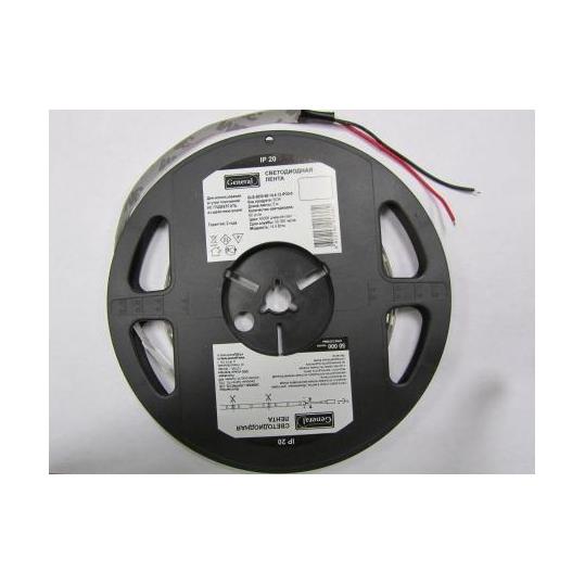 Лента светодиодная IP65 GLS-3528 120 LED 9.6 Вт/м 12В 3000К (GENERAL LIGHTING) (5011)