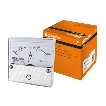 Амперметр А80  300А/5А-2,5, (поверенный), TDM