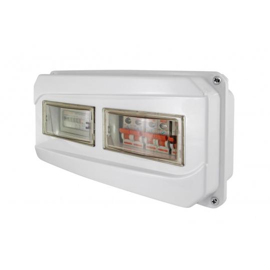 Щит учета ЩРН-12-1ф 167х350х111 мм пластиковый IP55 TDM Щит учета ЩРН-12-1ф 167х350х111 мм пластиковый IP55 TDM