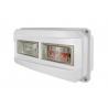 Щит учета ЩРН-12-1ф 167х350х111 мм пластиковый IP55 TDM