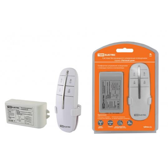 Комплект для беспроводного управления освещением ПУ2-МK-4 (4 канала) "Уютный дом" TDM