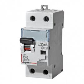 Диф.авт АВДТ DX3 40А/ 30мА 2P C40 тип AC (Legrand) 07890 (411006)