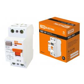 УЗО ВД1-63 2Р 63А 30мА TDM