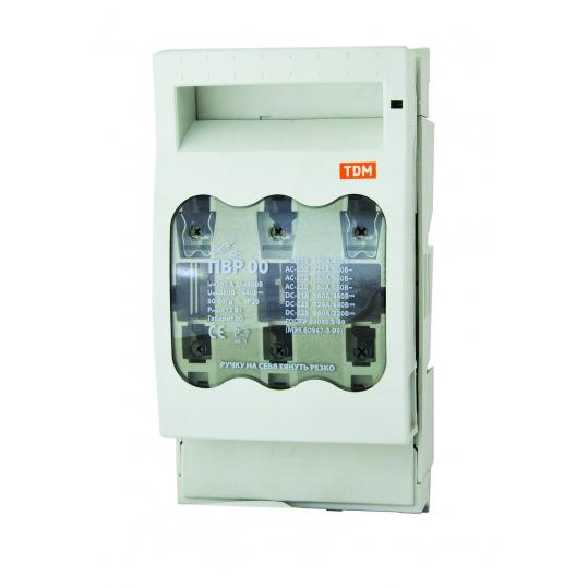 Выключатель-разъединитель с функцией защиты ПВР 00 3П 160A TDM