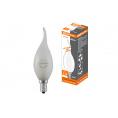 Лампа накаливания "Свеча на ветру" матовая 60 Вт-230 В Е14 TDM