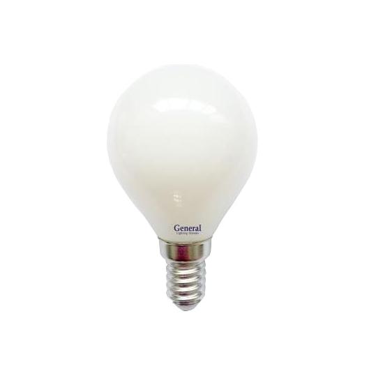 *Лампа светодиодная Шар E14 6Вт 2700K 460лм GLDEN-G45S-M Матовый (GENERAL LIGHTING) (649959)