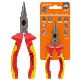 Длинногубцы диэлектрические, 160 мм, 1000 В, CR-V, «ЭкспертЭлектрик» TDM