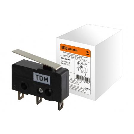 Сигнальный выключатель для контроля положения крышки ПВР  (NO/NC) 5A  250В  AC/ 4A 30В DC  TDM