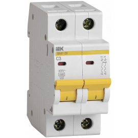 Выключатель автоматический ВА47-29 2Р 3А 4,5кА С IEK