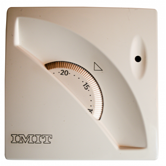 Терморегулятор IMIT TA3n-10 электро-механический, с индикатором, кнопка вкл./выкл.