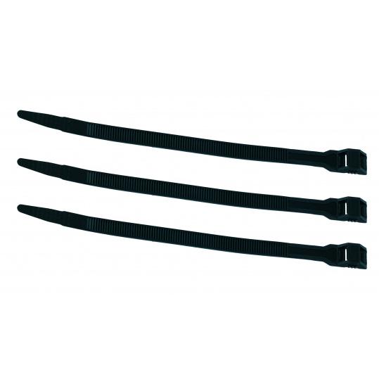 Хомут 2,5х100мм нейлон (черный) (100шт) TDM
