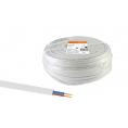 Шнур ШВВП 2х0,5 ГОСТ (100м), белый TDM