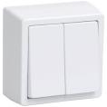 Выкл. 2-х кл. откр.уст. ВС20-2-0-ГБ IP44 ИЭК