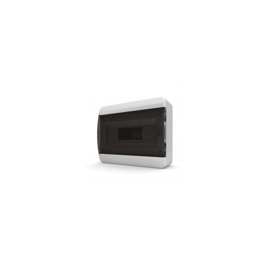 Бокс навесной IP41 12 мод. BNK 40-12-1 (прозрачная черная дверь) (TEKFOR)