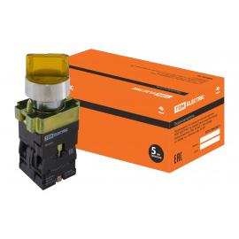 Переключатель BK 2565 2 положения желтый 1з+1р TDM