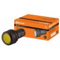 Кнопка SB7-CW3565-24V(LED) d22мм 1з+1р желтая TDM