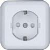 Розетка откр/уст 1-мест. с зазем. 16А слоновая кость РА 16-003/1М (м) "Прима" (Schneider Electric)