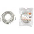 Патч-корд народный U/UTP Cat 5e 4PR 24AWG PVC, литой 15 м, серый