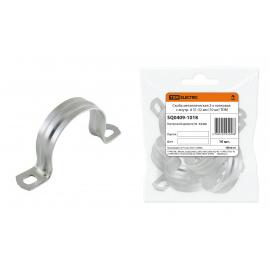 Скоба металлическая 2-х лапковая с внутр. d 31-32 мм (10 шт) TDM