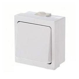 Выключатель откр/уст 1-кл. IP44 6А белый А14-100 (60)