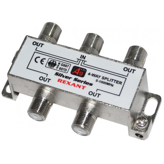 Делитель ТВх4 под F разъём 5-1000 МГц